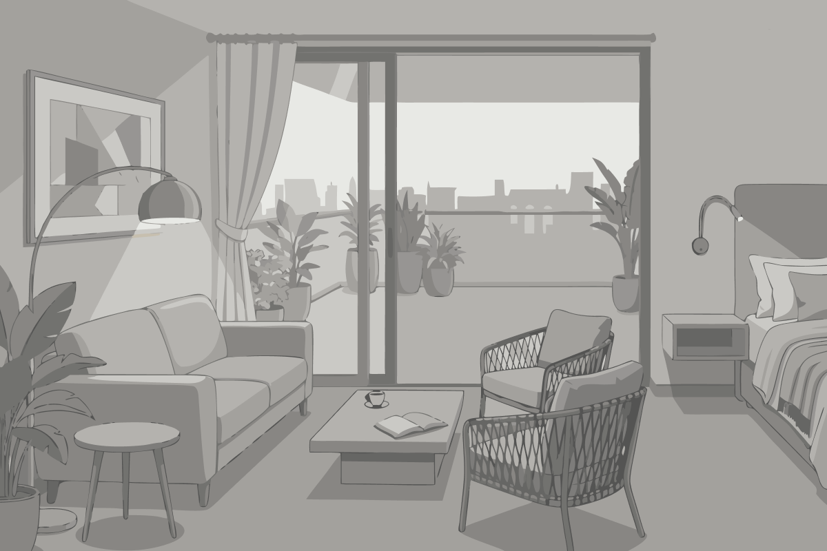 Casa con 1 dormitorio